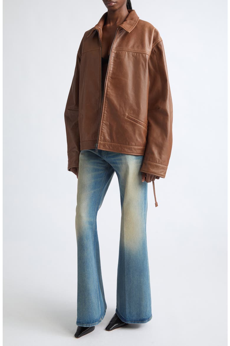 Clara Relaxed Fit Flare Jeans, Alternate, color, JANE BLUE