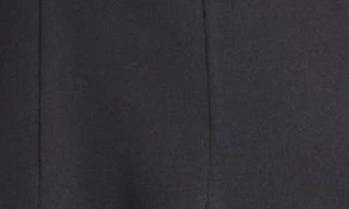Donna Morgan For Maggy Tie Neck Fit & Flare Minidress In Black