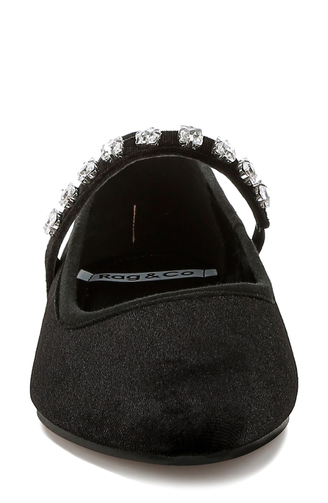 Rag & Co Aralia Water Repellent Pointed Toe Flat, Alternate, color, 