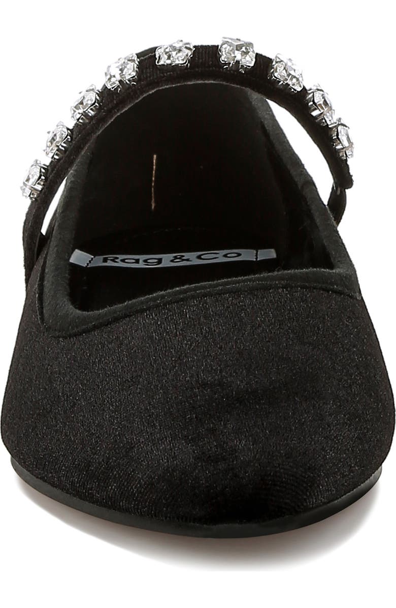 Rag & Co Aralia Water Repellent Pointed Toe Flat, Alternate, color,