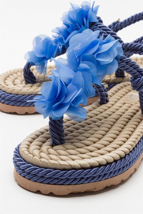 Prologue Shoes Santra Lace-up Thong Sandals