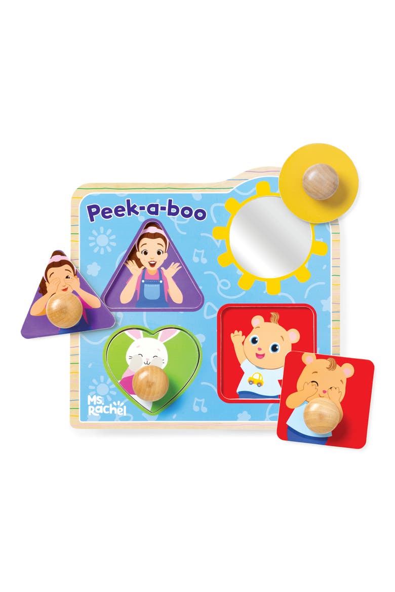x Ms. Rachel Peek-a-Boo Jumbo Peg Puzzle, Alternate, color, NO COLOR