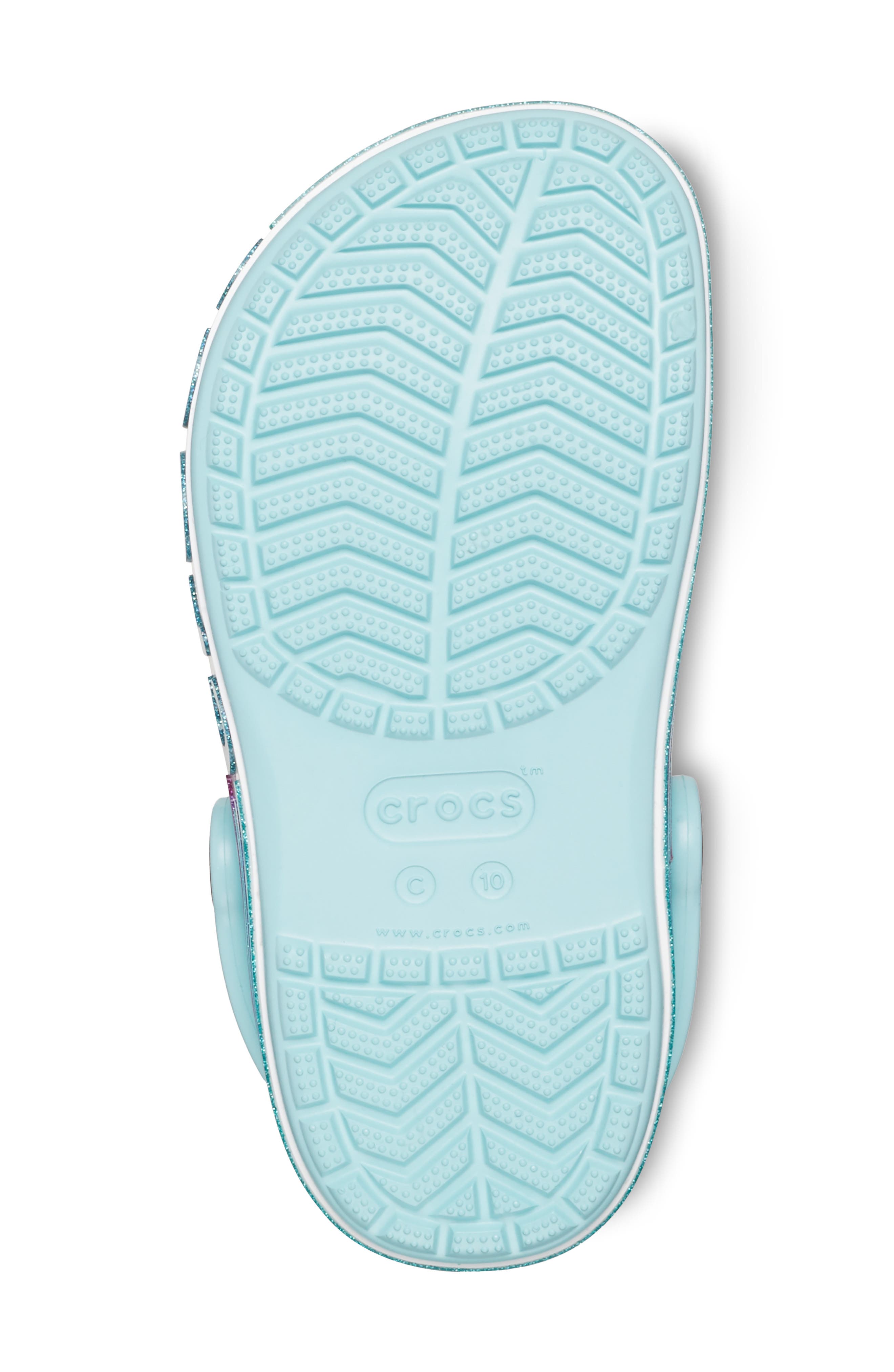 CROCS Kids' Bayaband Rainbow Glitter Clog, Alternate, color, 