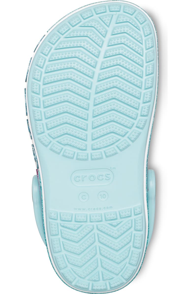 CROCS Kids' Bayaband Rainbow Glitter Clog, Alternate, color,