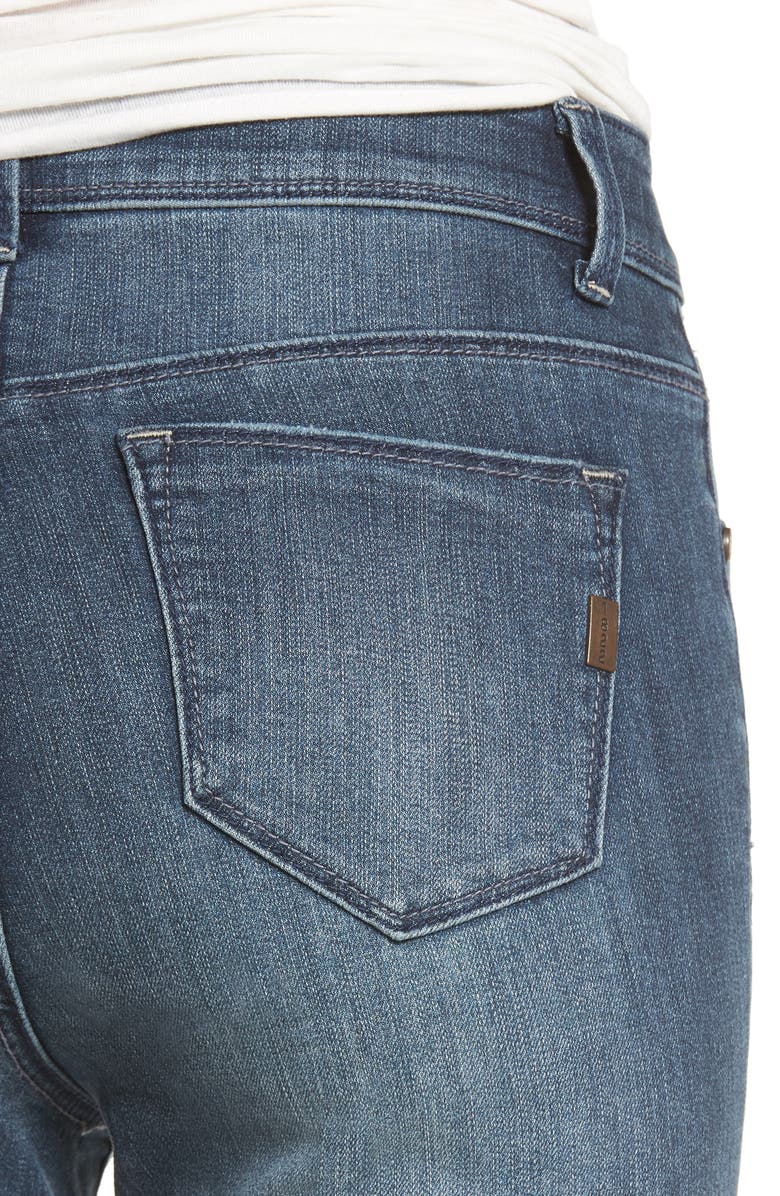 1822 Denim Ripped Step Hem Skinny Jeans, Alternate, color, 