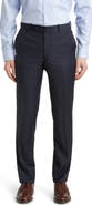 Peter Millar Harker Flat Front Wool Dress Pants