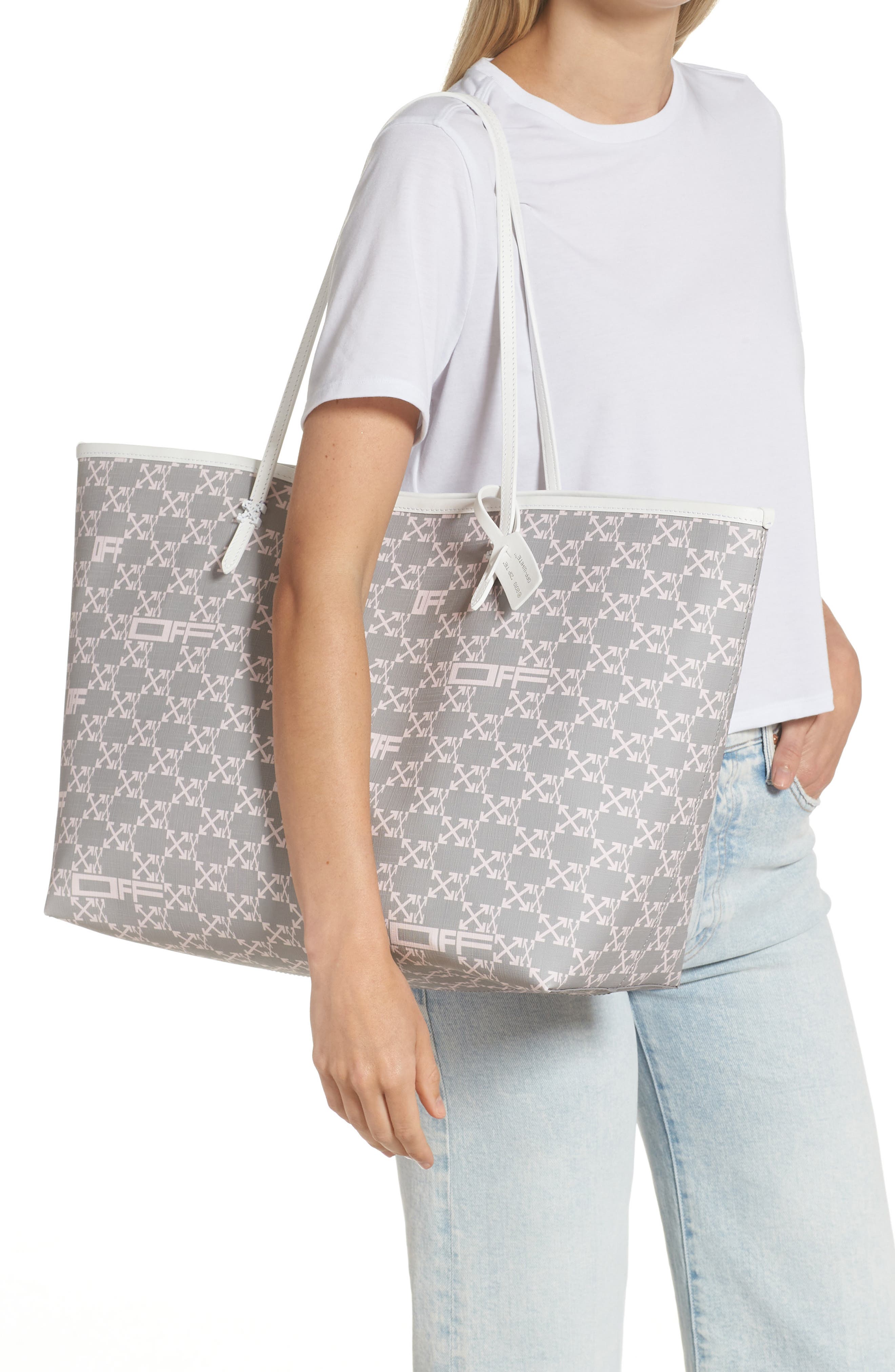 Off-White Day Off Tote, Alternate, color, 