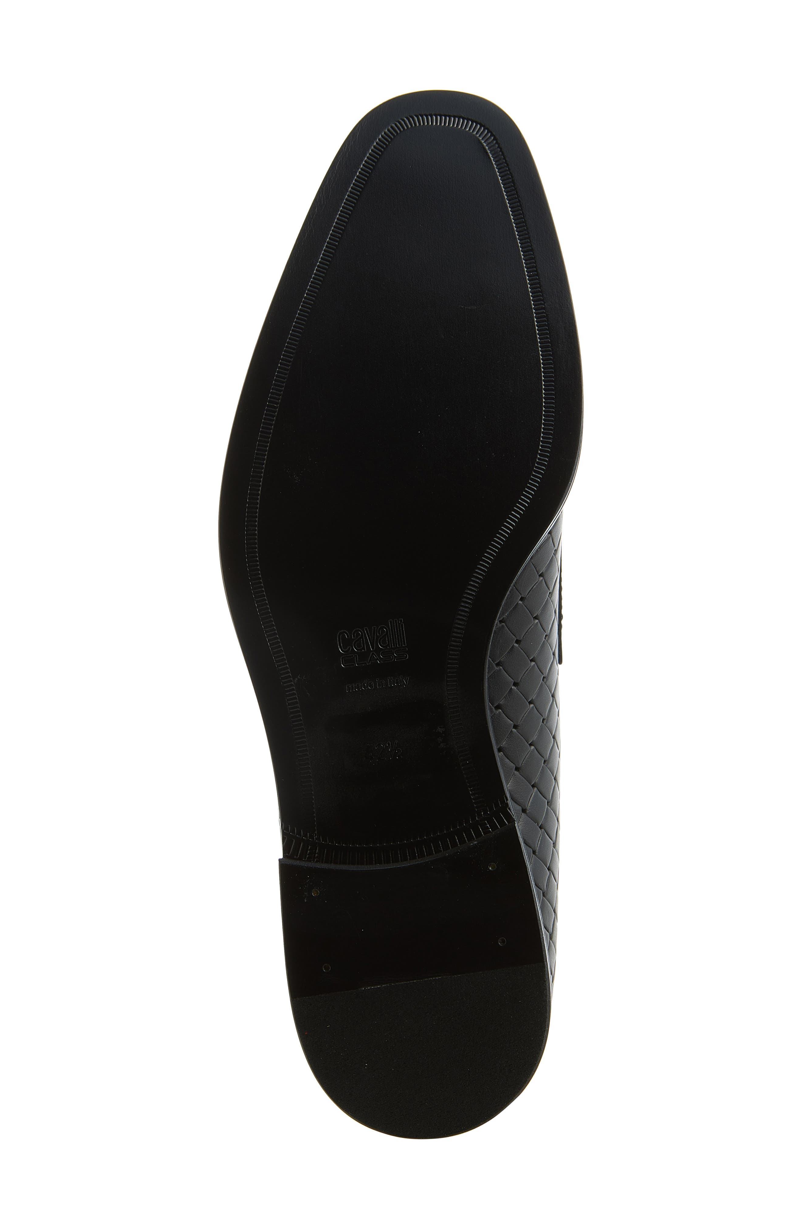 Roberto Cavalli Woven Bit Loafer, Alternate, color, 