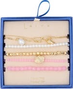 Leith 5-Pack Beaded Sea Life Bracelet Set