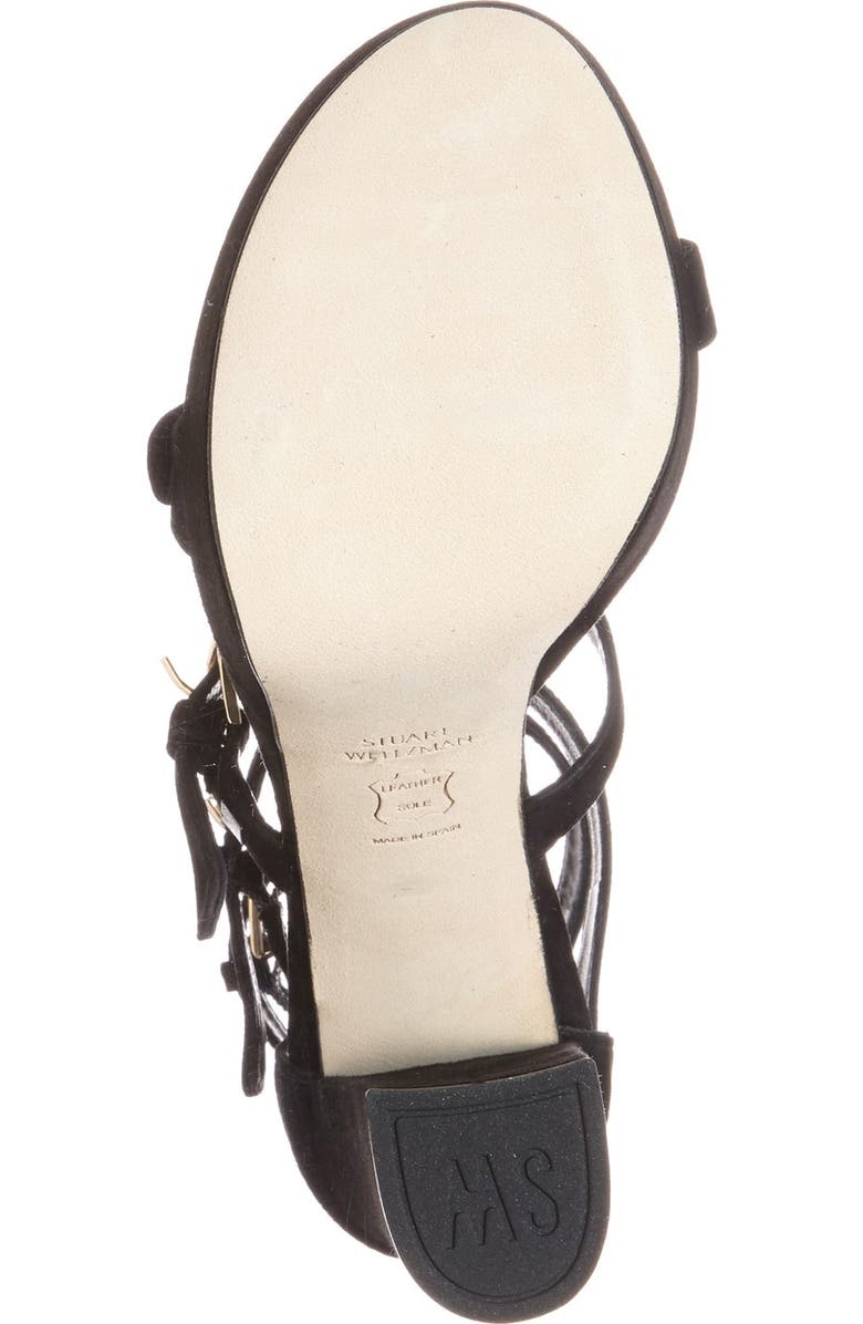 Stuart Weitzman 'Fourbucks' Platform Sandal, Alternate, color,