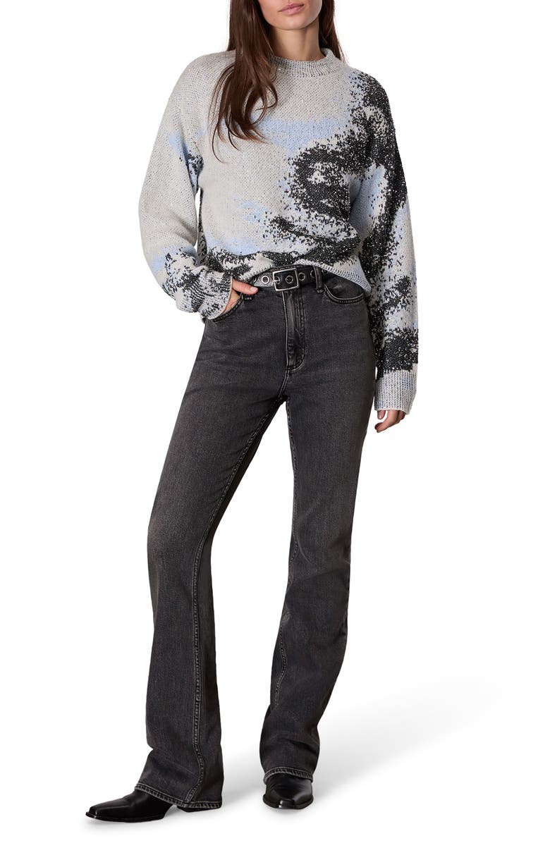 rag & bone Estelle Sequin Sweater, Alternate, color, 