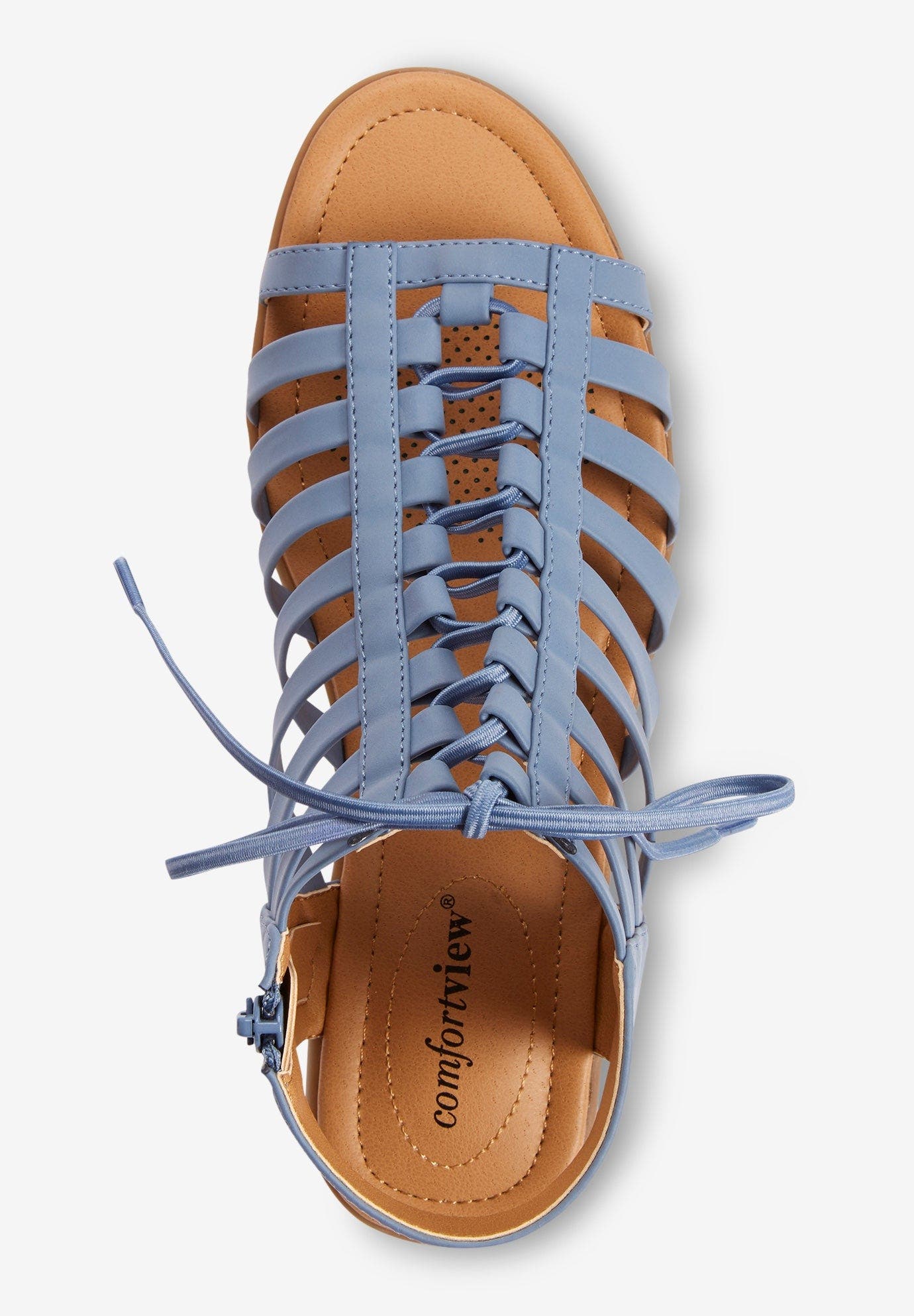The Renata Sandal, Alternate, color, CHAMBRAY BLUE