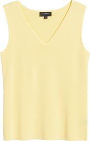 Tahari ASL V-Neck Sweater Tank