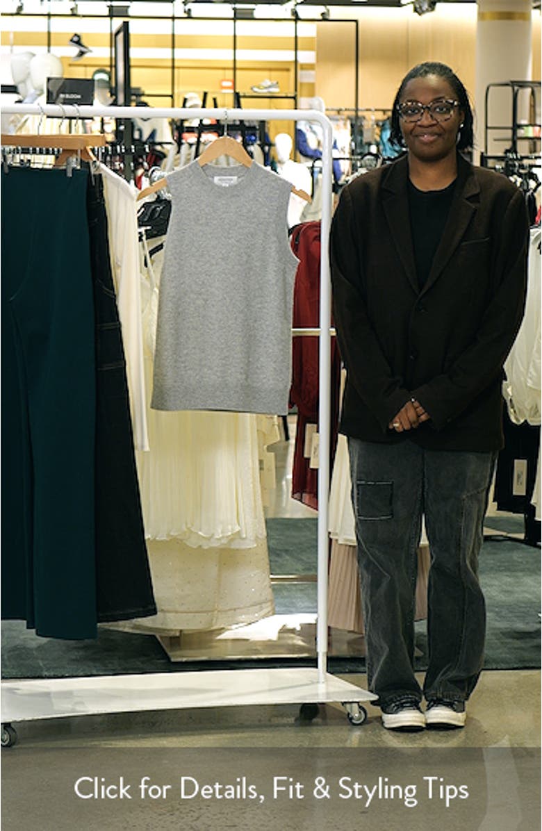 Sleeveless Cashmere Sweater, sales video thumbnail