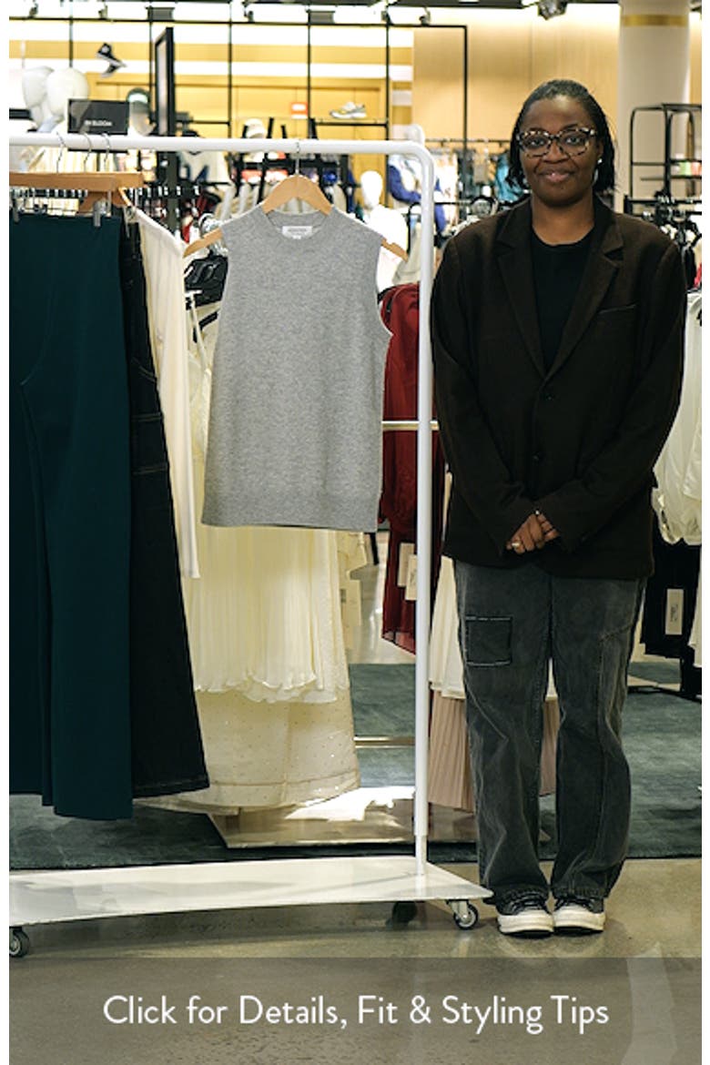 Sleeveless Cashmere Sweater video