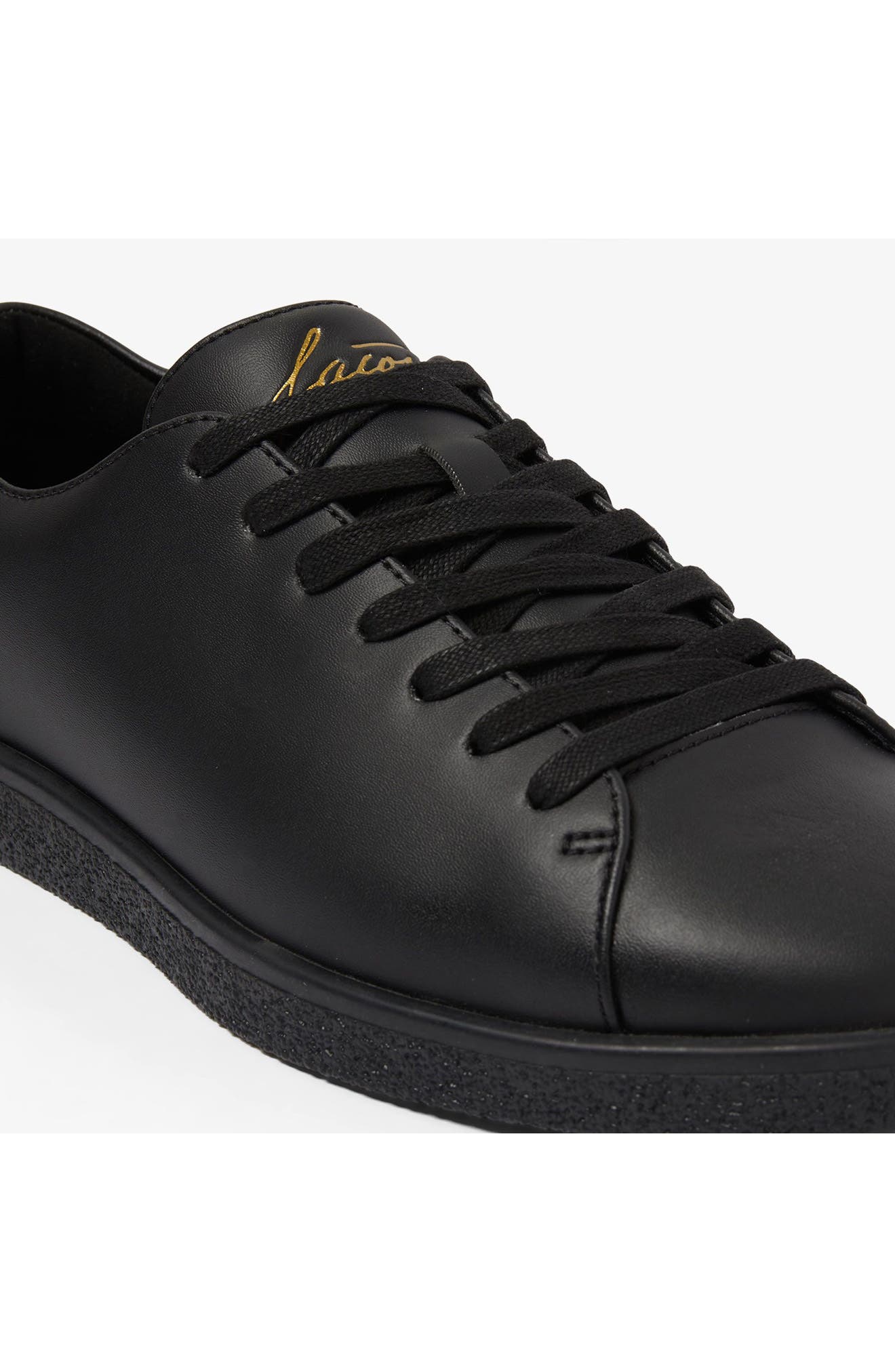 Linecourt Low Top Sneaker, Alternate, color, BLACK/ BLACK