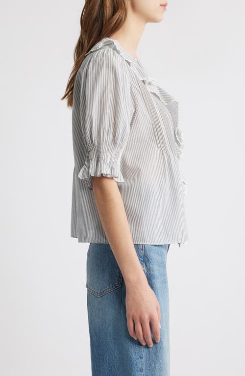 Doen Henri Shirt In Adelaide Stripe