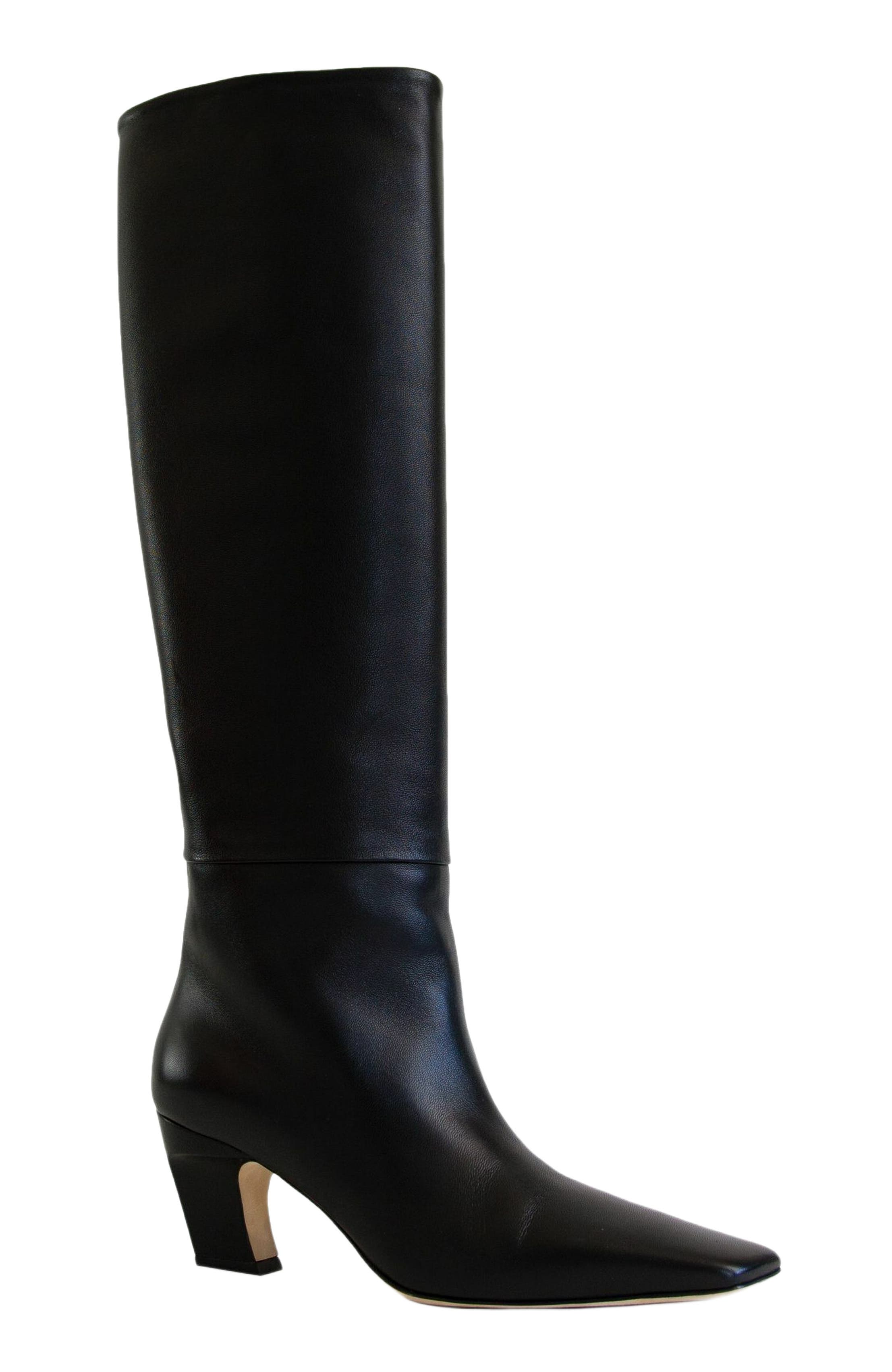 Neil J. Rodgers Meg Knee Boot, Alternate, color, Black Nappa