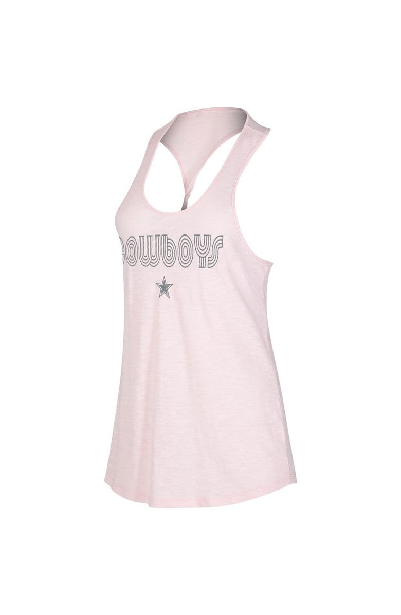 CONCEPTS SPORT Women's Concepts Sport Pink Dallas Cowboys Radiant Racerback Tank Top, Main, color, Pink