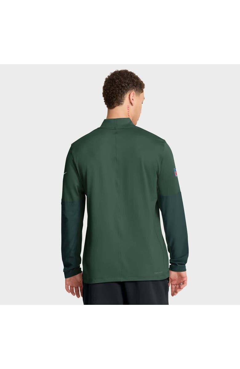 Nike Men's Nike Green Green Bay Packers Sideline Dri-FIT Half-Zip Pullover, Alternate, color, Green
