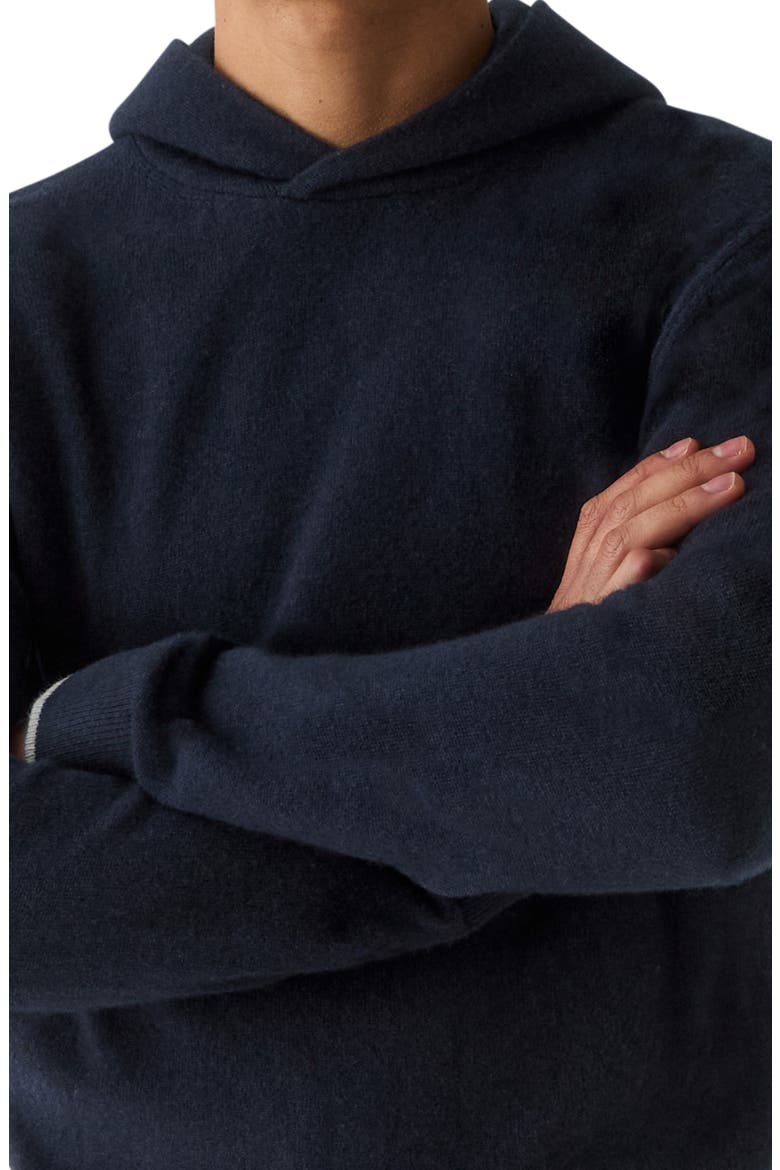 Koko Wool Cashmere Blend Hoodie, Alternate, color, MALTESE BLUE