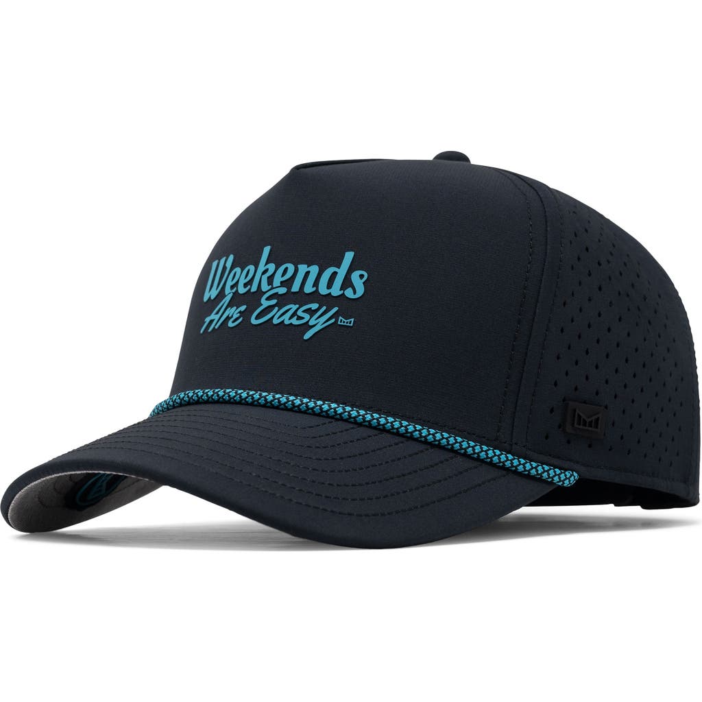 Melin Odyssey Hydro Weekends Performance Snapback Hat In Black