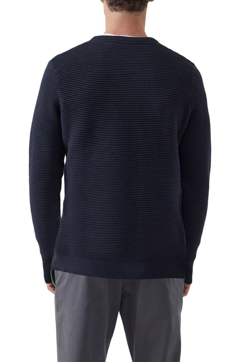 French Connection Ottoman Cotton Crewneck Sweater, Alternate, color,