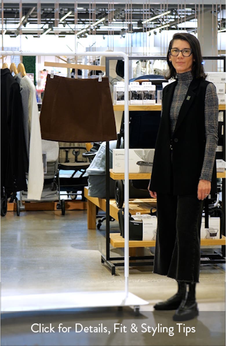 Wool Blend Miniskirt, sales video thumbnail