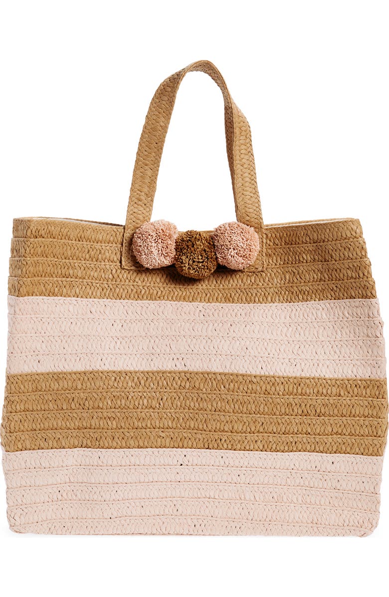 BTB Los Angeles Bahama Mama Stripe Tote, Main, color,
