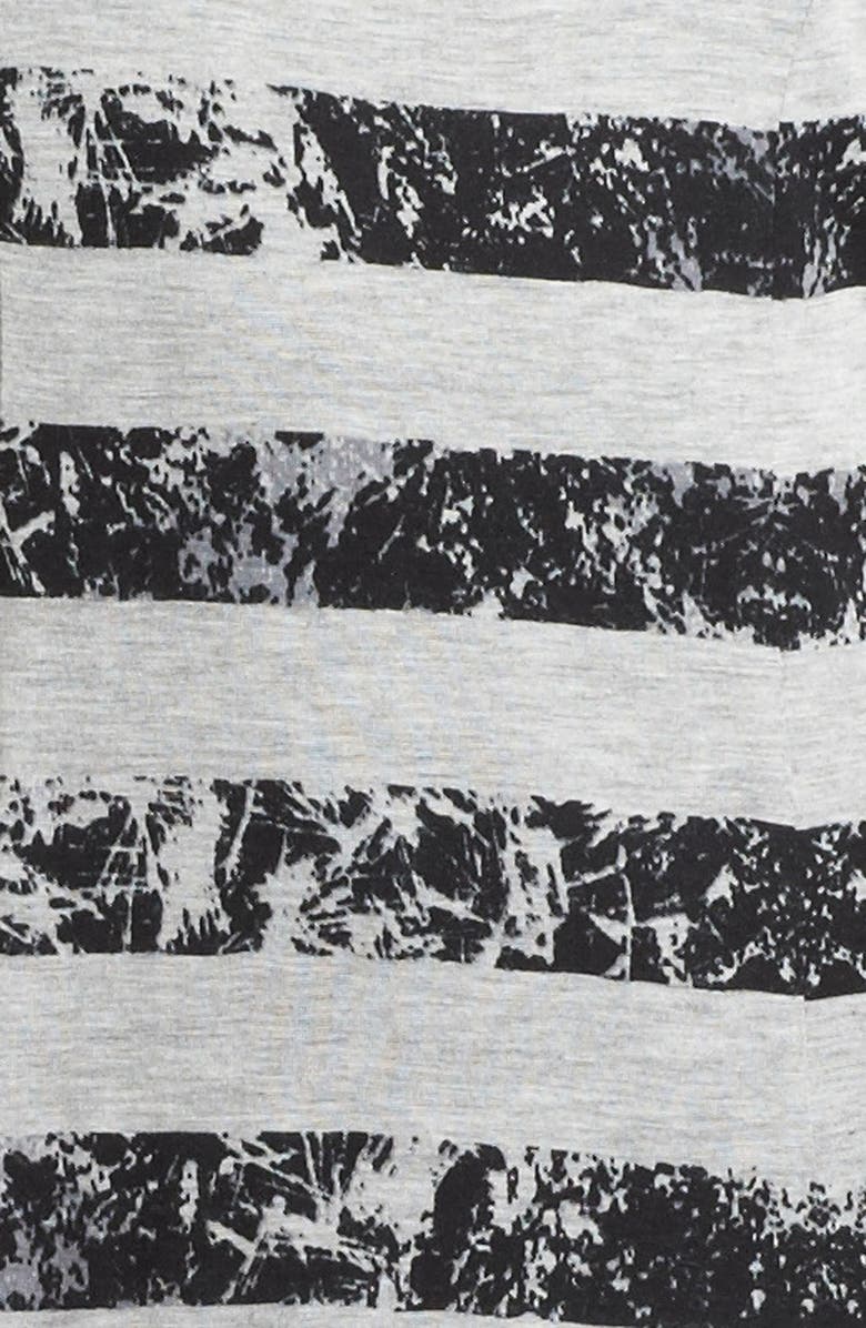 Kensie Crackled Stripe Maxi Dress, Alternate, color, 