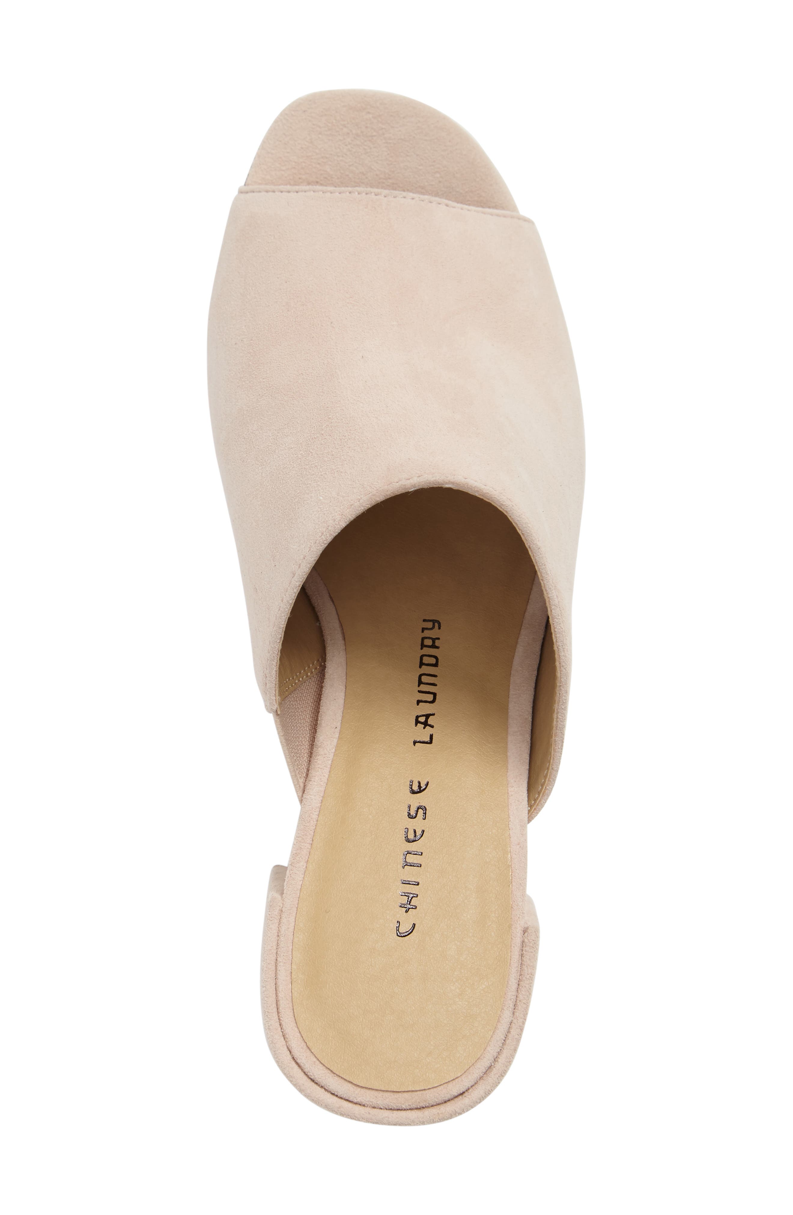 Sammy Slide Sandal, Alternate, color, CHAMBRAY SUEDE