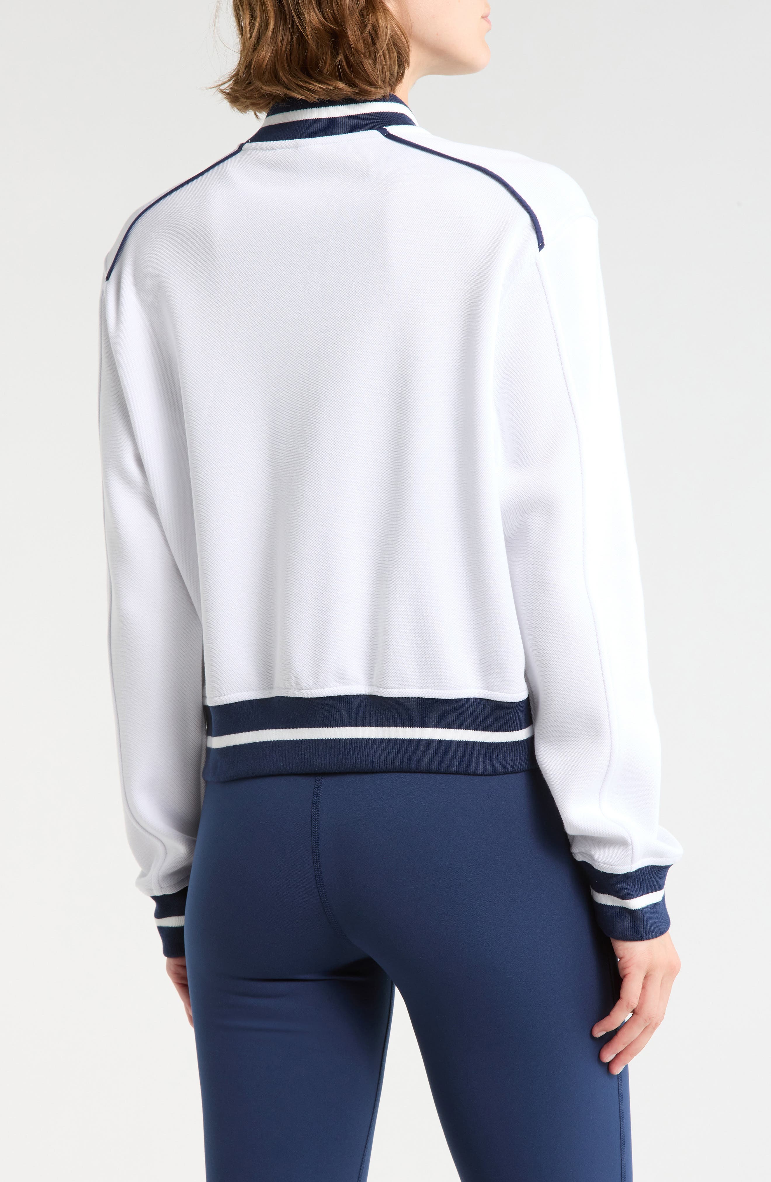 Pique Tennis Bomber Jacket - image 2