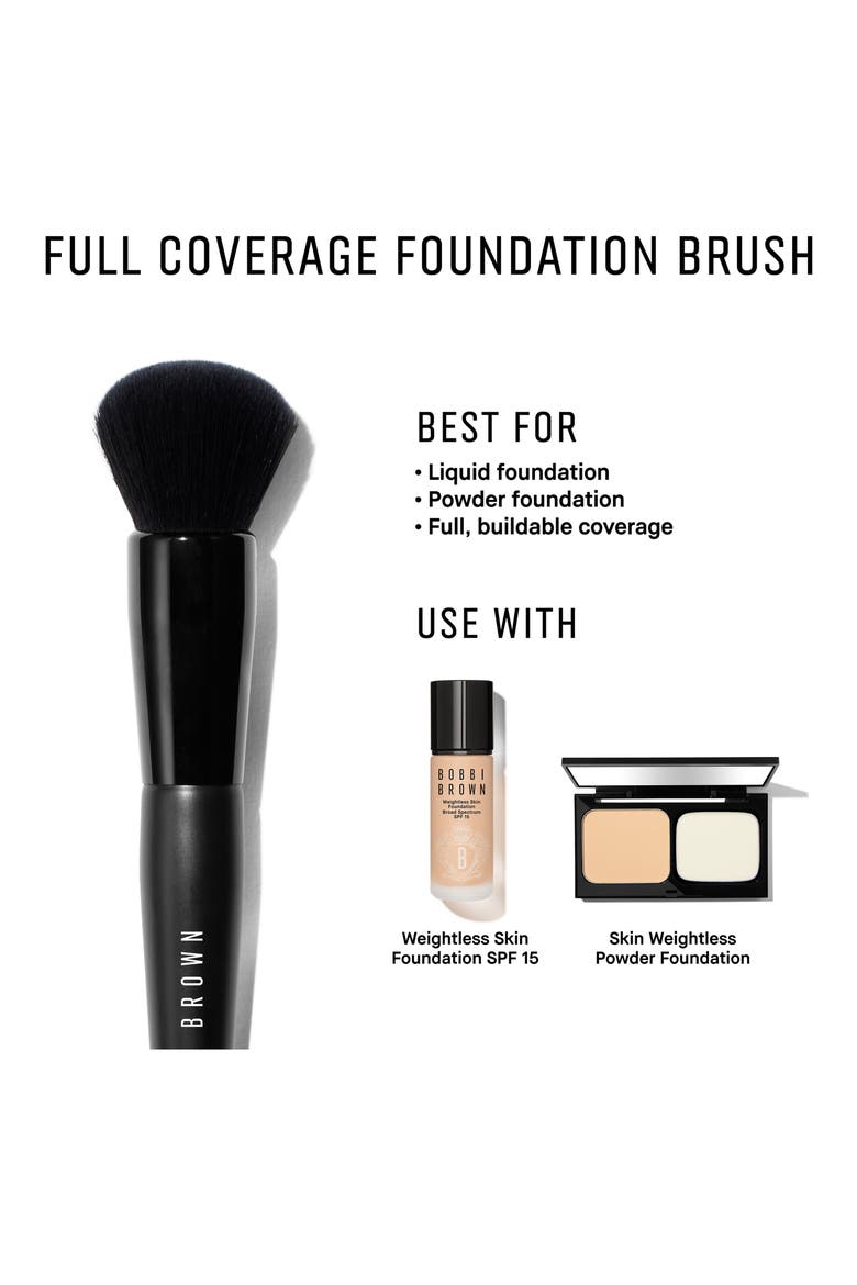 Full Coverage Liquid & Powder Foundation Brush, Alternate, color, NO COLOR