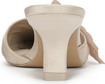 Bella Pointed Toe Kitten Heel Pump