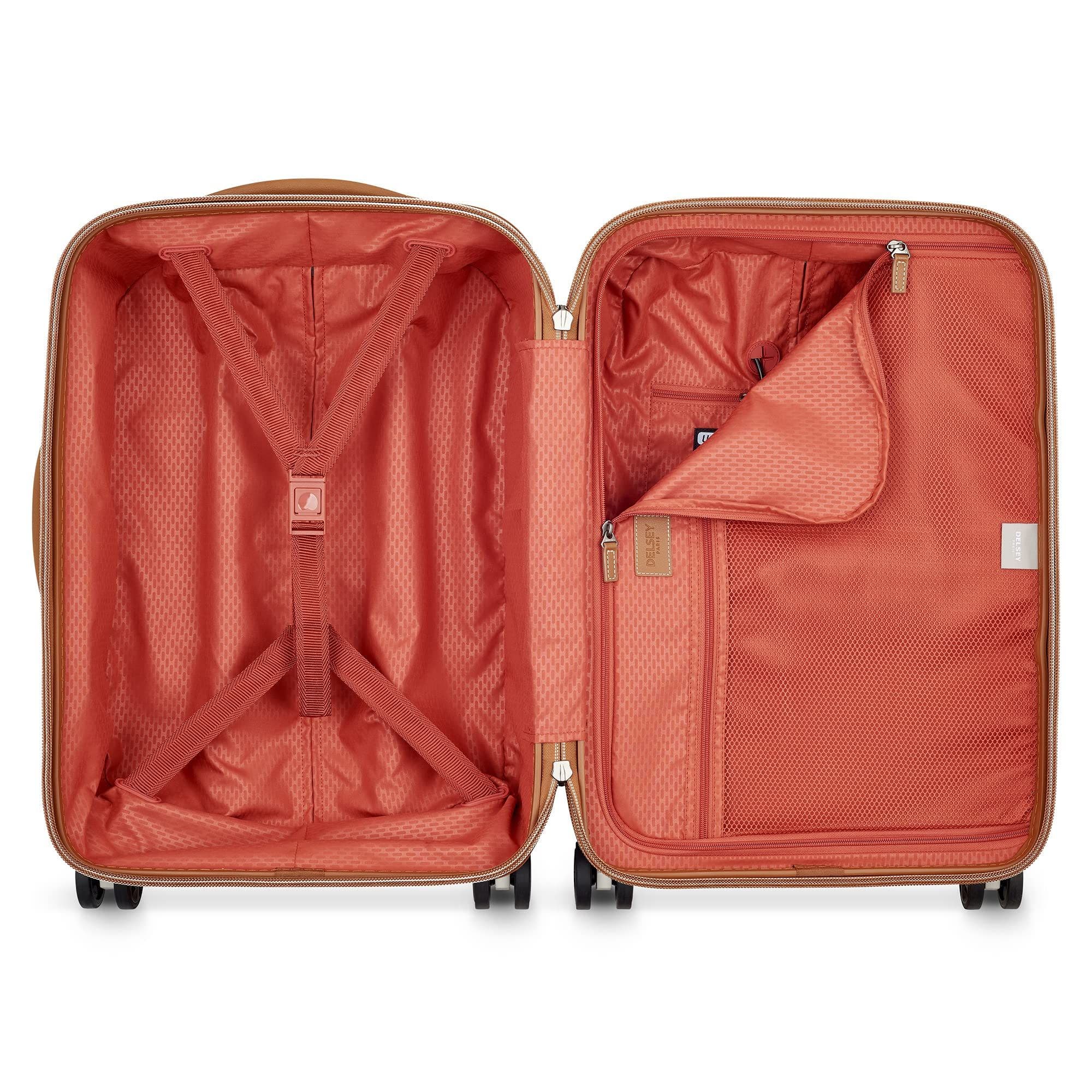 Delsey Paris Chatelet Air 2.0 Hardside 2-Piece Luggage Set Carry-On & Large Checked, Alternate, color, Angora