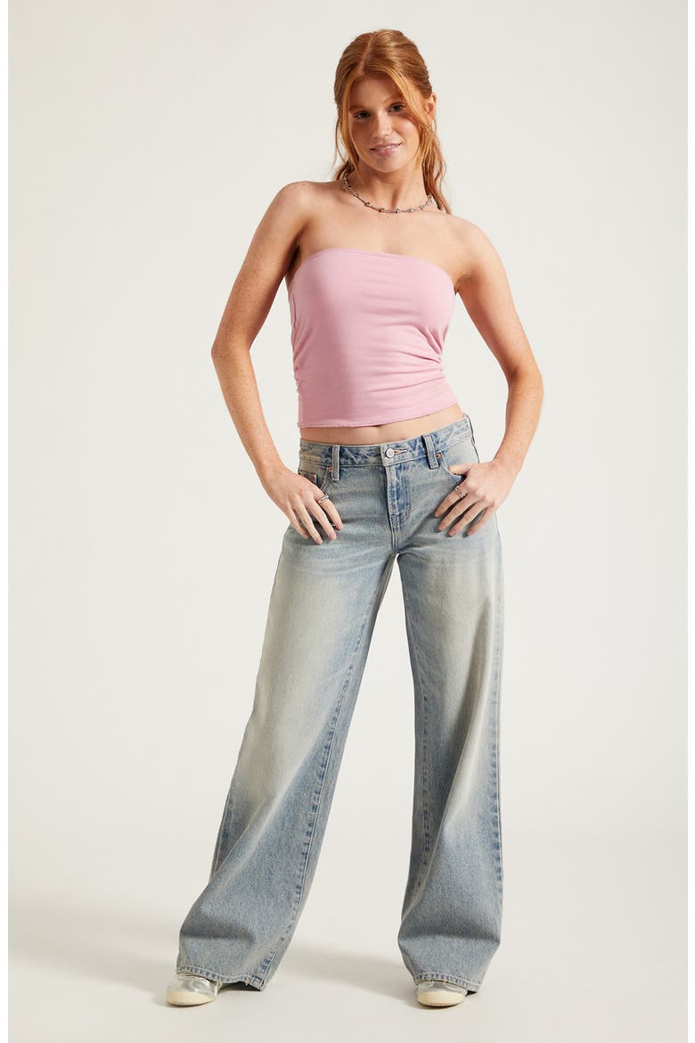 Casey Low Rise Baggy Jeans, Alternate, color, MEDIUM INDIGO