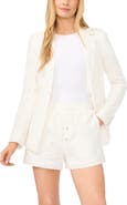CeCe Cotton Eyelet Blazer