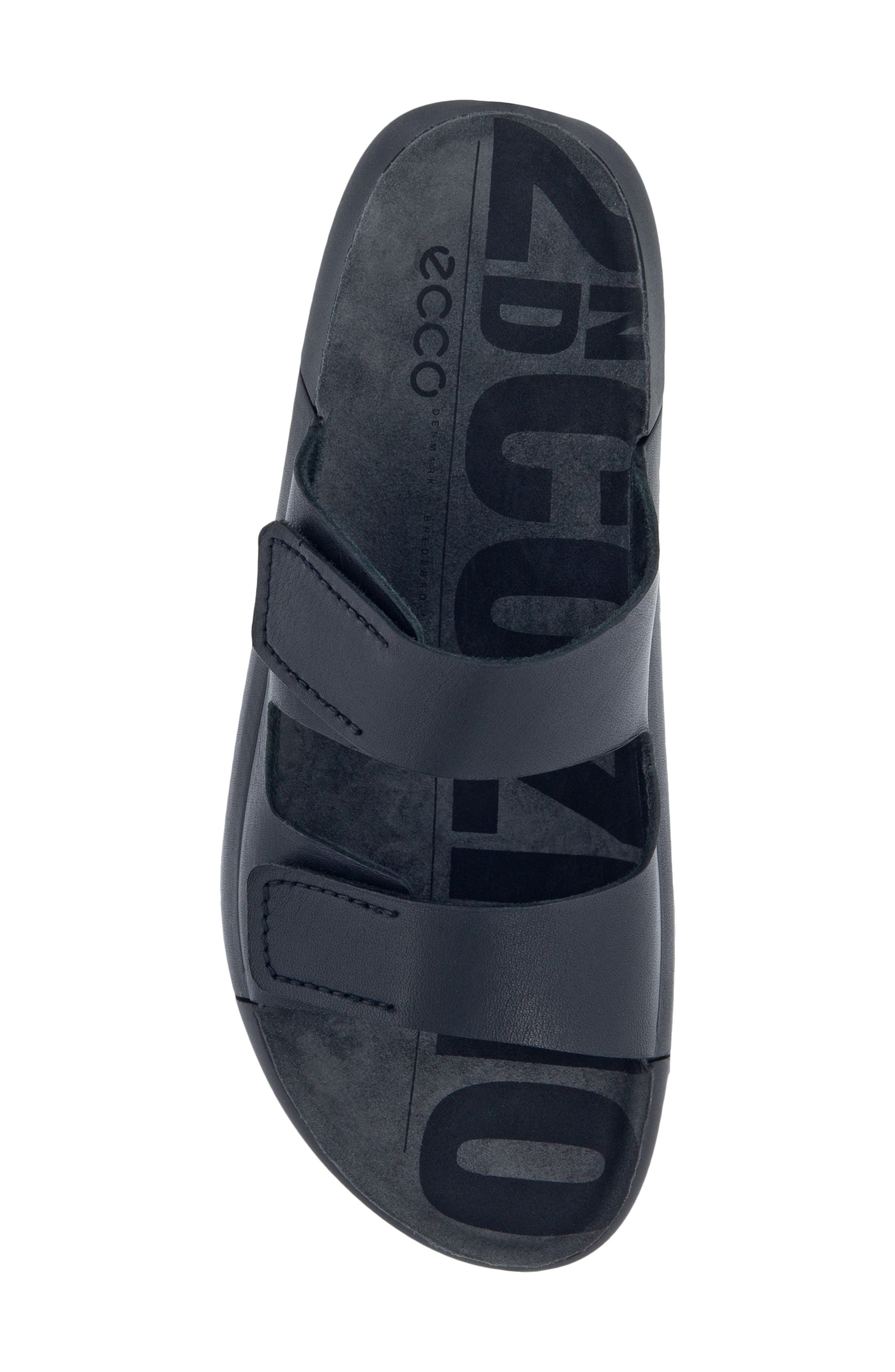 ECCO Cozmo Slide Sandal, Alternate, color, Black Leather