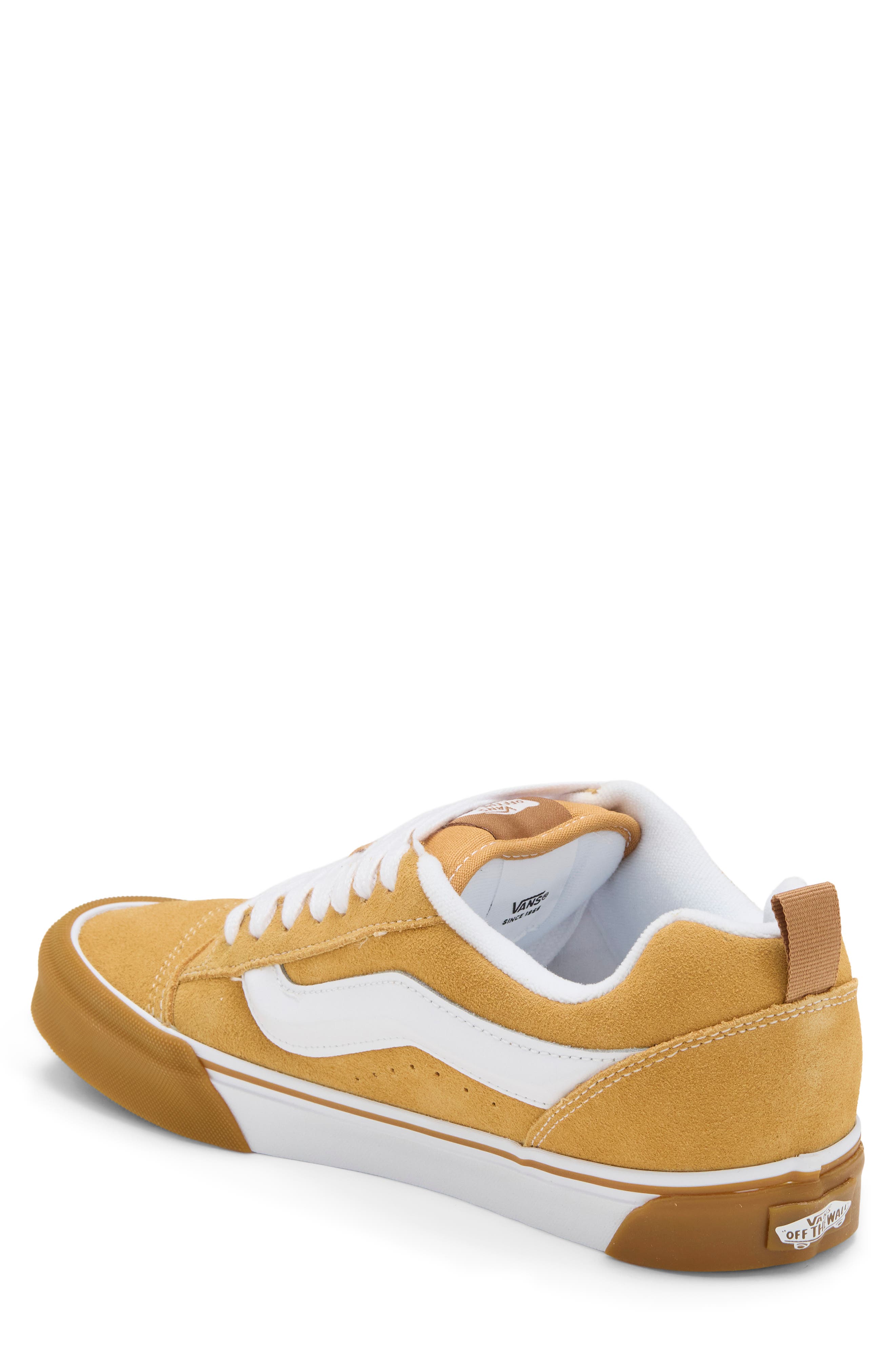Knu Skool Sneaker, Alternate, color, HONEY YELLOW