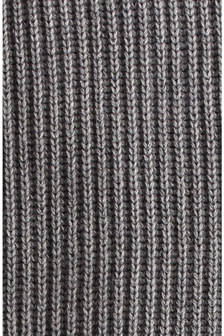 Summer Shaker Stitch Organic Cotton Sweater, Alternate, color, BLACK