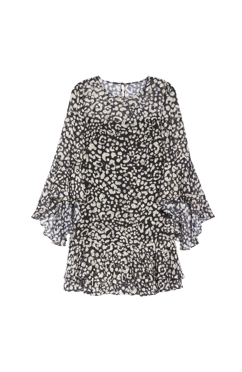 Eliza J Bell Sleeve A-Line Dress, Alternate, color, 