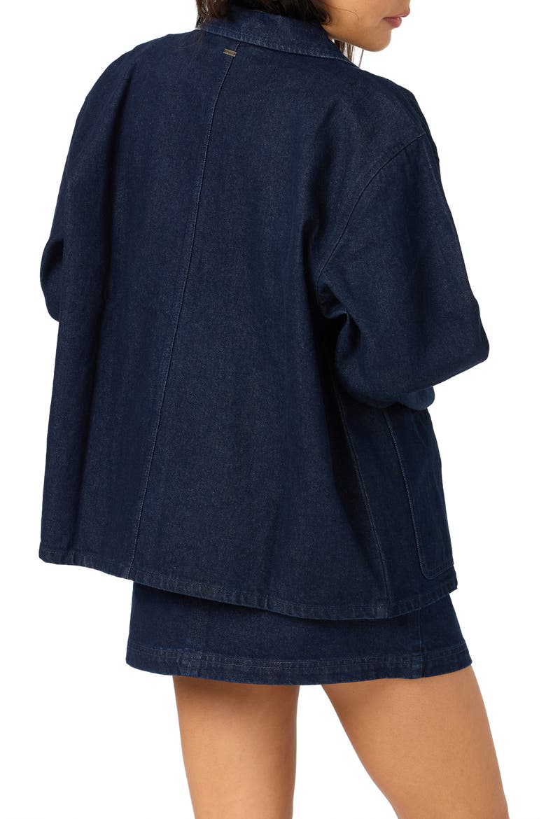 OG Chance Denim Jacket, Alternate, color, DARK INDIGO WASH