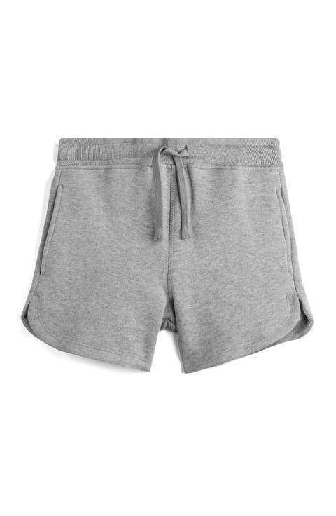 Organic Cotton Drawstring Track Shorts