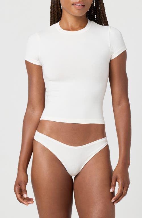 Florence By Mills Softie Seamless Tee In White
