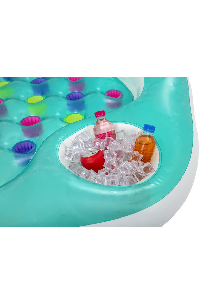 Double Designer Pool Lounge, Fits 2 Adults, Alternate, color, Multicolored