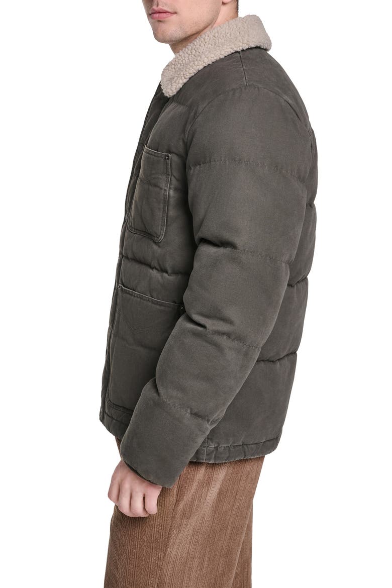 Quilted Chore Jacket, Alternate, color, OLIVE
