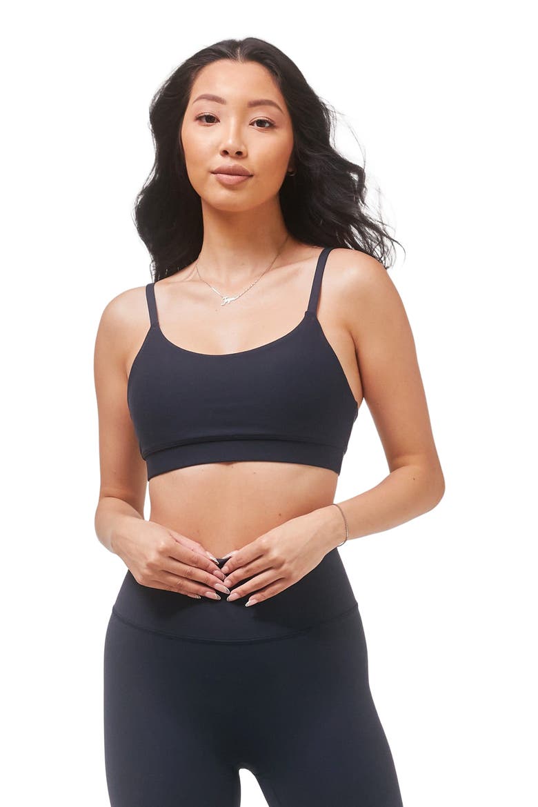 Cammie Cloudlux Bra, Alternate, color, Space Navy