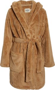 UGG® Aarti Faux Shearling Hooded Robe