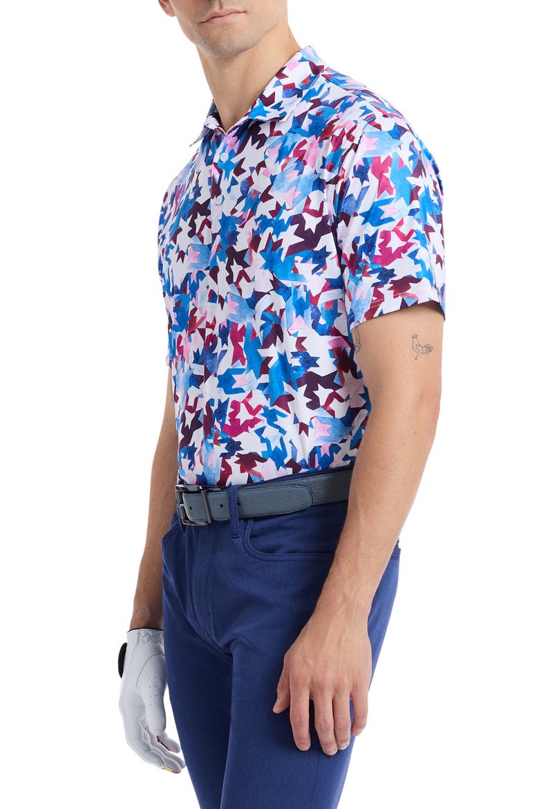 Bartlow Performance Golf Polo, Alternate, color, MULTI