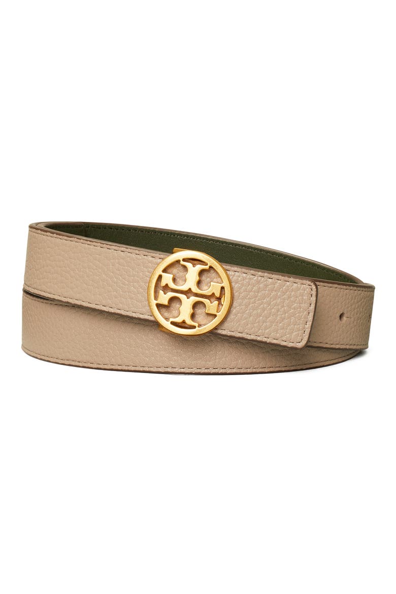 Reversible Leather Belt, Main, color, GRAY HERON / POBLANO / GOLD